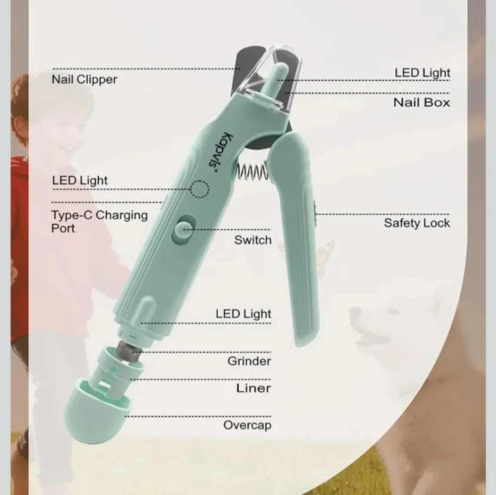 White Dog Nail Grinder
